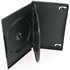 Thumbnail 1 : 100pcs DVD Triple Media Case Charcoal/Black (Holds Three DVD's/CD's) with Cover Insert