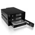 Thumbnail 1 : 3x 3.5" SATA/SAS hot swap Trayless Backplane into 2x 5.25" Bays Icy Box IB-543SSK