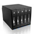 Thumbnail 1 : Icy Box IB-545SSK Tray less 5 Bay Back plane for 3.5" SATA/SAS into 3 x 5.25" Bays