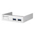 Thumbnail 2 : Silverstone Internal PCIe Extension Card USB 3 Silver with 3.5" I/O 2x USB 3.0 Ports