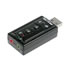 Thumbnail 1 : Xclio External 7.1Ch USB Sound Card Adaptor with Dual 3.5mm Jacks