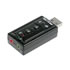 Thumbnail 1 : Xclio External USB 7.1Ch Sound Card Adaptor with Dual 3.5mm Jacks