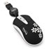 Thumbnail 1 : Dicota Blossom Pro Wired Mouse Black for Notebooks Travel Retractable Cable USB