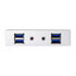 Thumbnail 2 : Silverstone FP32S-E 3.5" Silver Front IO Module with USB 3.0