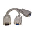 Thumbnail 1 : Scan VGA Splitter HD15 M - 2 X HD15 F VGA, Grey