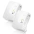 Thumbnail 1 : ZyXEL PLA4201 V2 Twin Pack 500Mbps Mini Powerline Homeplug AV QoS Ready 10/100 RJ45 Ports 128bit AES