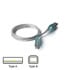 Thumbnail 1 : Belkin CU1001Caed06 USB Lighted Clear LED Cable 1.8m
