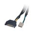 Thumbnail 2 : AK-CBFA06-30 PWM fan splitter cable for 3 fans from 1 PWM port powered by SATA