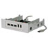 Thumbnail 1 : Scan Combo 4xUSB2 & x3 Firewire 1394a Internal HUB 3.5" and 5.25" Slot