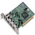 Thumbnail 1 : Scan 3 Ports USB2 Ports + 2 Ports Firewire 1394a Combo PCI Card