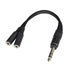 Thumbnail 1 : Stagg 10cm Jack(M) to 2xMiniJack(F) Mono Cable