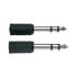 Thumbnail 1 : Stagg AC-PMSJFSH 2pcs MiniJack(F)-Jack(M) Adapter
