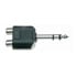 Thumbnail 1 : Stagg AC-2CFPMSH DualRCA(F) to Jack(M) Stereo Adapter (2pcs)