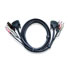 Thumbnail 1 : 3m USB, Audio and DVI-D All in one KVM Cable for use with USB, Audio and DVI-D Switches