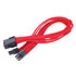 Thumbnail 1 : Silverstone 25cm 8-pin to 8-pin Braided Extension Power Cable - Red