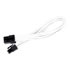 Thumbnail 1 : Silverstone 25cm 6-pin to 6-pin Braided Extension Power Cable - White