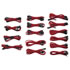 Thumbnail 1 : Individually Sleeved PSU DC Cable Kit,Type 3 (Gen 2), for AXi, AX, HX, RM, TXM - RED