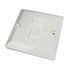Thumbnail 1 : Scan Single Gang Single Port Cat 6 Faceplate