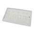 Thumbnail 1 : Xclio Dual Gang Quad Port Cat 5/6 Faceplate