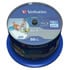 Thumbnail 1 : 50pcs Cakebox Verbatim 43812 BD-R SL Datalife 25GB 6x Inkjet Printable