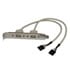 Thumbnail 1 : StarTech 2P USB A Female Slot Plate Adapter
