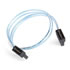 Thumbnail 1 : Silverstone CP11 Ultra Thin 30cm SATA 3 6Gb/s Certified Cable 90 Degree Angled
