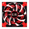 Thumbnail 3 : Aerocool DS Edition 14cm Red LED Fan Dual Material/Colour FDB Fan 10.8dBA