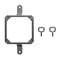Thumbnail 1 : Corsair Hydro Series H80i H100i AMD Mounting Bracket kit - CW-8960011