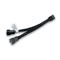 Thumbnail 1 : EK-Cable Y-Splitter 2-Fan PWM (10cm) Black Sleeved