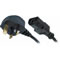 Thumbnail 1 : Xclio 5m Mains Kettle Lead UK Plug to C13 Power Cable/Cord - Black