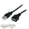 Thumbnail 1 : StarTech.com 1.8m/6ft Black USB 2.0 Extension Cable - M/F
