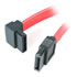 Thumbnail 1 : StarTech.com 30cm Left Angled SATA Extension Cable - Red