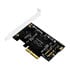 Thumbnail 2 : Silverstone SST-ECM20 PCIe Low Profile M.2 Expansion Card