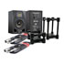 Thumbnail 1 : ADAM A5X 5" Nearfield Monitor Speakers + ISO Isolator Stands + Leads