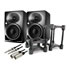 Thumbnail 1 : Neumann KH120 A Monitor Speakers + ISO Isolator Stands + Leads