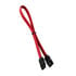 Thumbnail 1 : Red SATA 3 Braided cable from CableMod