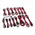 Thumbnail 1 : EVGA E-Series G2 / P2 / T2 PSU Black/Red Braided Cable Premium Kit from CableMod