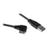Thumbnail 1 : 1m USB 3.0 A to Micro B Right Angle Slim Cable from StarTech.com