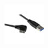 Thumbnail 1 : 0.5m USB 3.0 A to Micro B Right Angle Slim Cable from StarTech.com