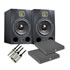 Thumbnail 1 : ADAM A8X 8" Nearfield Monitor Speaker (Pair) + Adam Hall Iso Pads + Leads