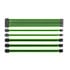 Thumbnail 1 : Thermaltake TtMod 30cm Black/Green Sleeved Cable Management Kit