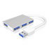 Thumbnail 2 : Icy Box 4 Port USB 3.0 Aluminium Hub IB-Hub1402