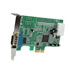 Thumbnail 2 : 1 Port Low Profile Native RS232 PCIe Serial Card with 16550 UART w/ Full Height Bracket