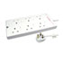 Thumbnail 1 : Scan 5m 6 Gang Extension Lead w/ Surge Protection - White