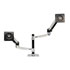 Thumbnail 4 : Ergotron LX Dual Stacking Monitor Arm 45-248-026