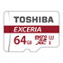 Thumbnail 1 : Toshiba 64GB M302 MicroSD UH3 4K High Speed with Adaptor