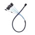 Thumbnail 2 : Silverstone 60cm SST-CPS05-RE 12Gb MiniSAS HD SFF-8643 to SATA 7pin+ Sideband cable