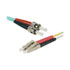 Thumbnail 1 : Fiber 30m cord OM3 50/125 Aqua LSZH LC/ST-