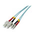 Thumbnail 1 : Fiber 30m cord OM3 50/125 Aqua LSZH SC/LC