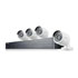 Thumbnail 1 : Samsung 4 Channel 4 CAM 1TB Full HD 1080P Video Security System IP66 Waterproof Cameras Day Night